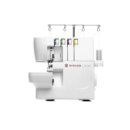 Singer | S0105 | Overlock | Number of stitches 6 | Number of buttonholes 0 | White S0105 (7393033112967) Šujmašīnas