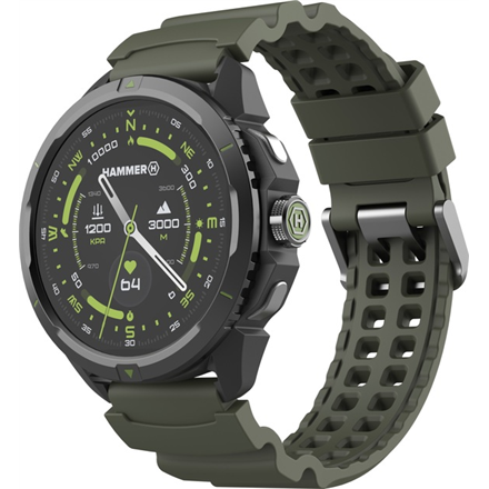 Hammer Watch 2 | Smart watch | AMOLED | 1.5" | Military Edition Sma003048 (5902983635499) Viedais pulkstenis, smartwatch Hammer Watch 2 | Smart watch | AMOLED | 1.5" | Military Edition Sma003048 (5902983635499) Viedais pulkstenis, smartwatch
