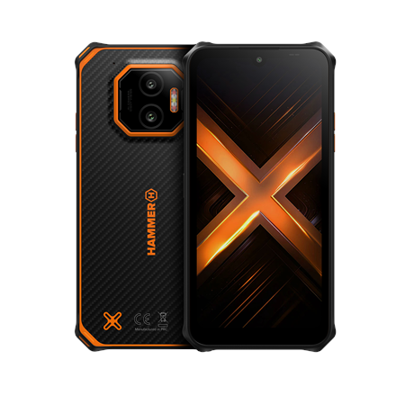 Hammer Energy X2 | Black/Orange | 6.1 " | IPS | 1560 x 720 pixels | Mediatek | Dimensity 6300 | Internal RAM 8 GB | 256 GB | microSD | Dual Mobilais Telefons Hammer Energy X2 | Black/Orange | 6.1 " | IPS | 1560 x 720 pixels | Mediatek | Dimensity 6300 | Internal RAM 8 GB | 256 GB | microSD | Dual Mobilais Telefons