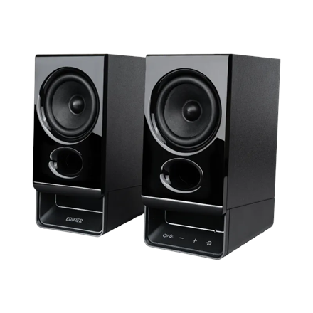 Edifier USB-Powered Speaker | R20BT | 2.5W + 2.5 W | Bluetooth | Wireless connection | Black (6923520217144) datoru skaļruņi