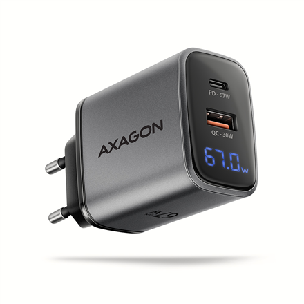 AXAGON Wall charger 67W  USB-A +