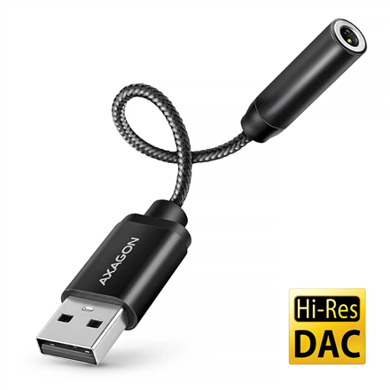AXAGON ADA-HA USB-A Hi-Res DAC audio adapter (8595247909817)