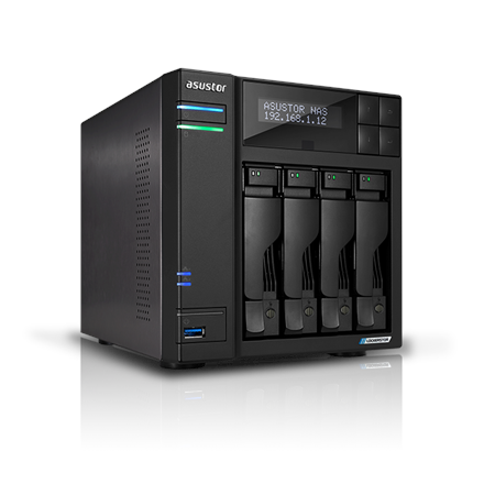 Asus Lockerstor AS6704T V2 Intel Celeron