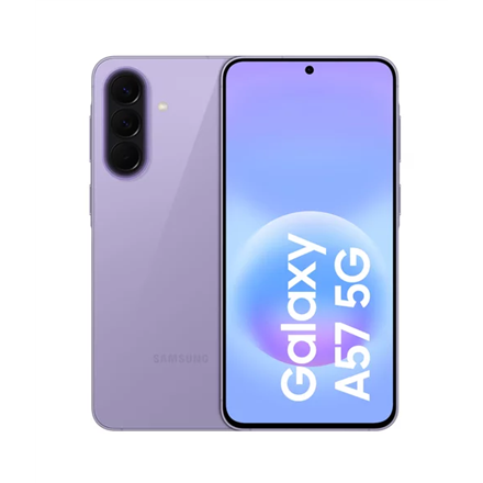 Samsung | Galaxy | A57 A576 | Lilac | 6.7 " | Super AMOLED Plus | 1080 x 2340 pixels | Internal RAM 8 GB | 128 GB | Dual SIM | 3G | 4G | 5G Mobilais Telefons Samsung | Galaxy | A57 A576 | Lilac | 6.7 " | Super AMOLED Plus | 1080 x 2340 pixels | Internal RAM 8 GB | 128 GB | Dual SIM | 3G | 4G | 5G Mobilais Telefons