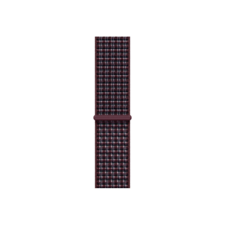 APPLE 46mm Burgundy Plaid Sport Loop