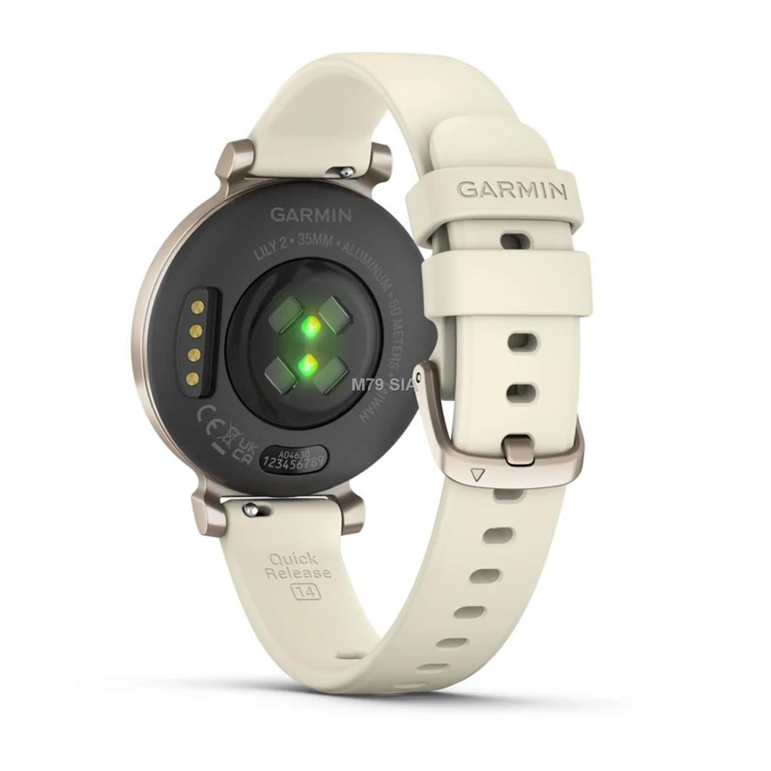 Garmin Lily 2 Digital 240 x 201 pixels Touchscreen Gold GPS (satellite) 0753759324711 Viedais pulkstenis, smartwatch