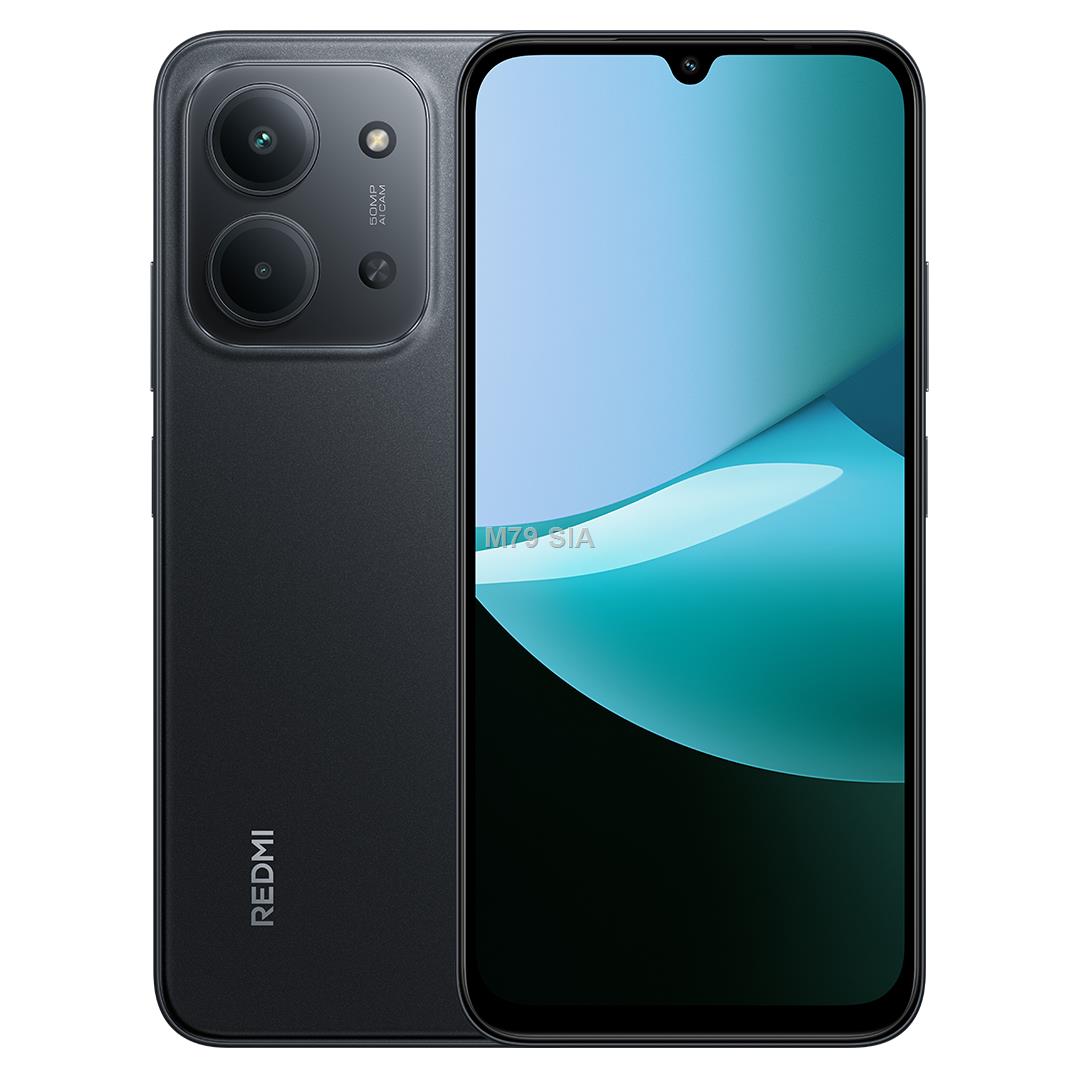 Xiaomi Redmi 15C 4G 4GB/256GB Black Mobilais Telefons