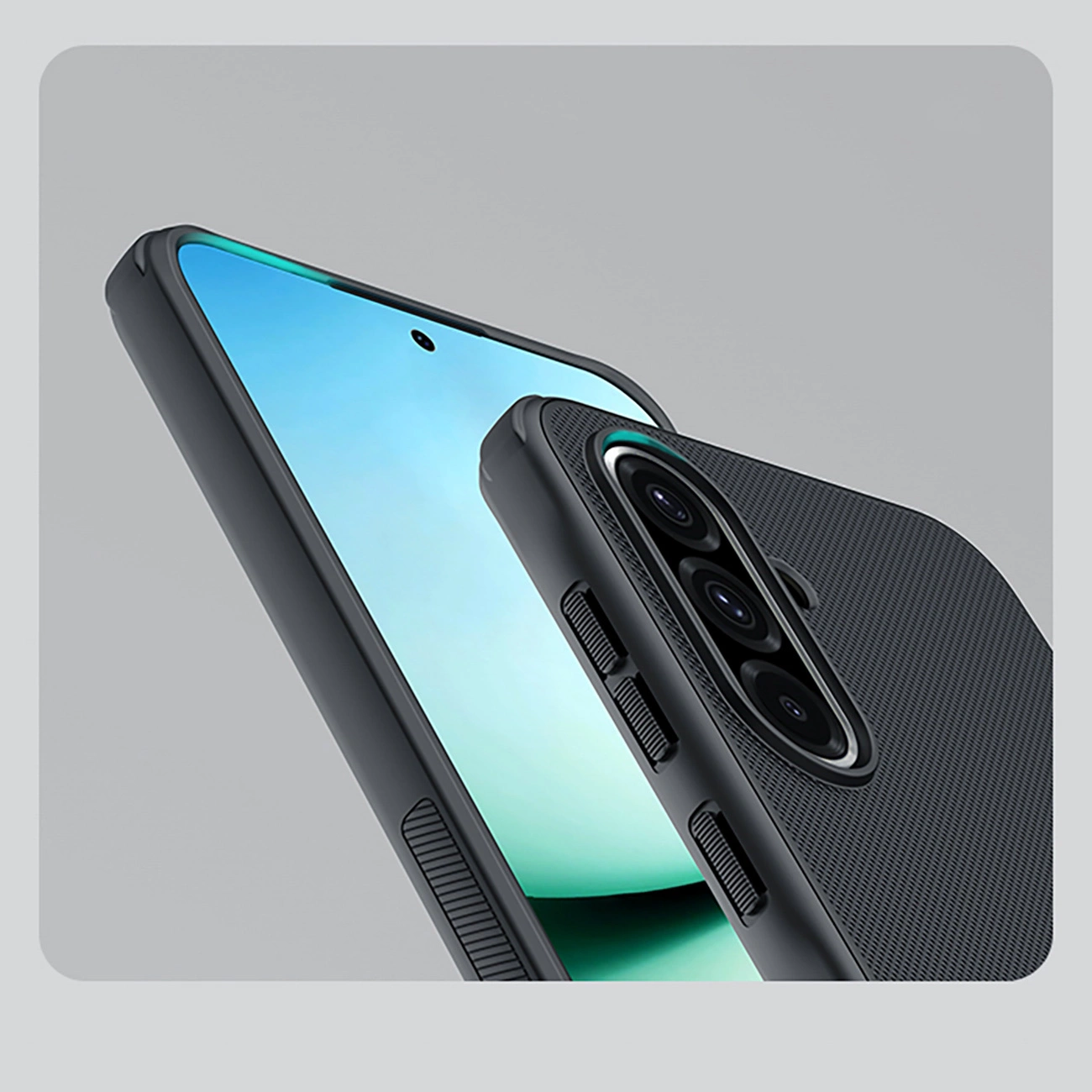 Etui Nillkin Super Frosted Shield Pro na Samsung Galaxy A36 5G - czarne 6902048290310 maciņš, apvalks mobilajam telefonam