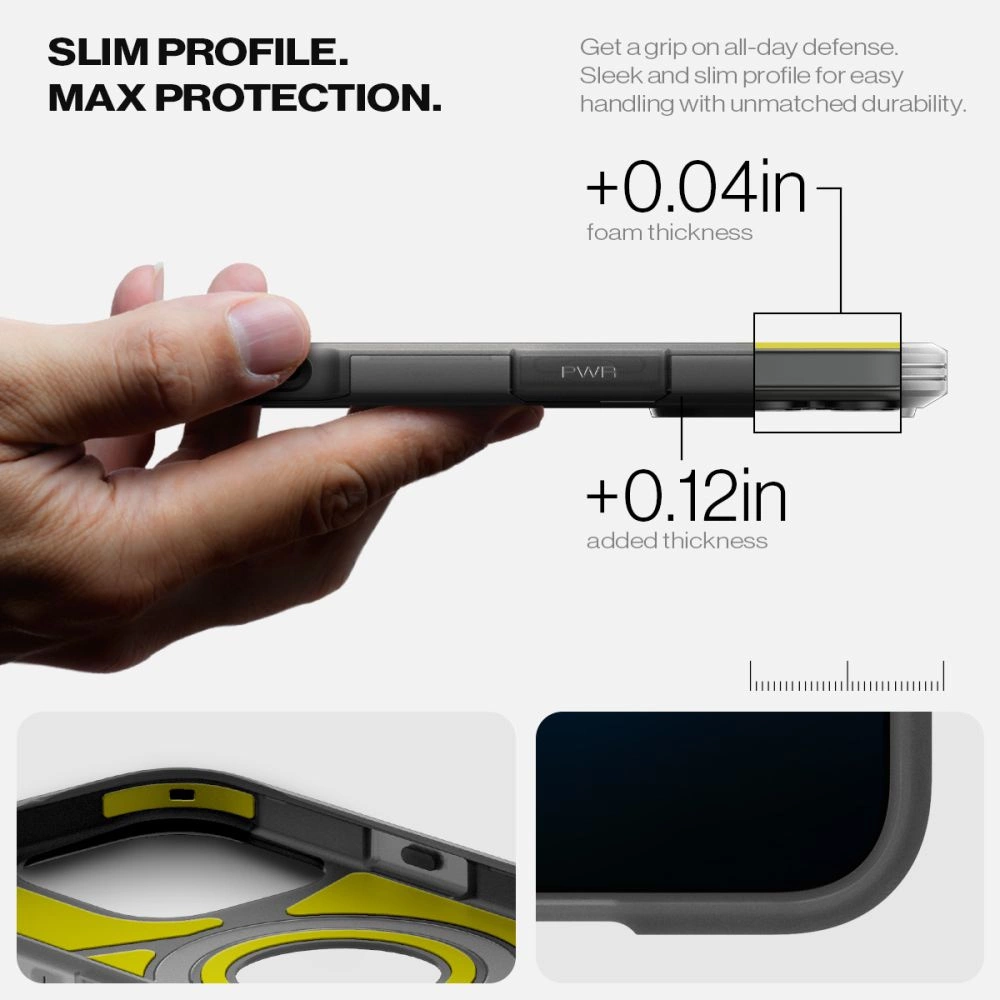 Etui Spigen Tough Armor "T" Mag MagSafe na iPhone 16 Pro - czarne 8809971239035 maciņš, apvalks mobilajam telefonam