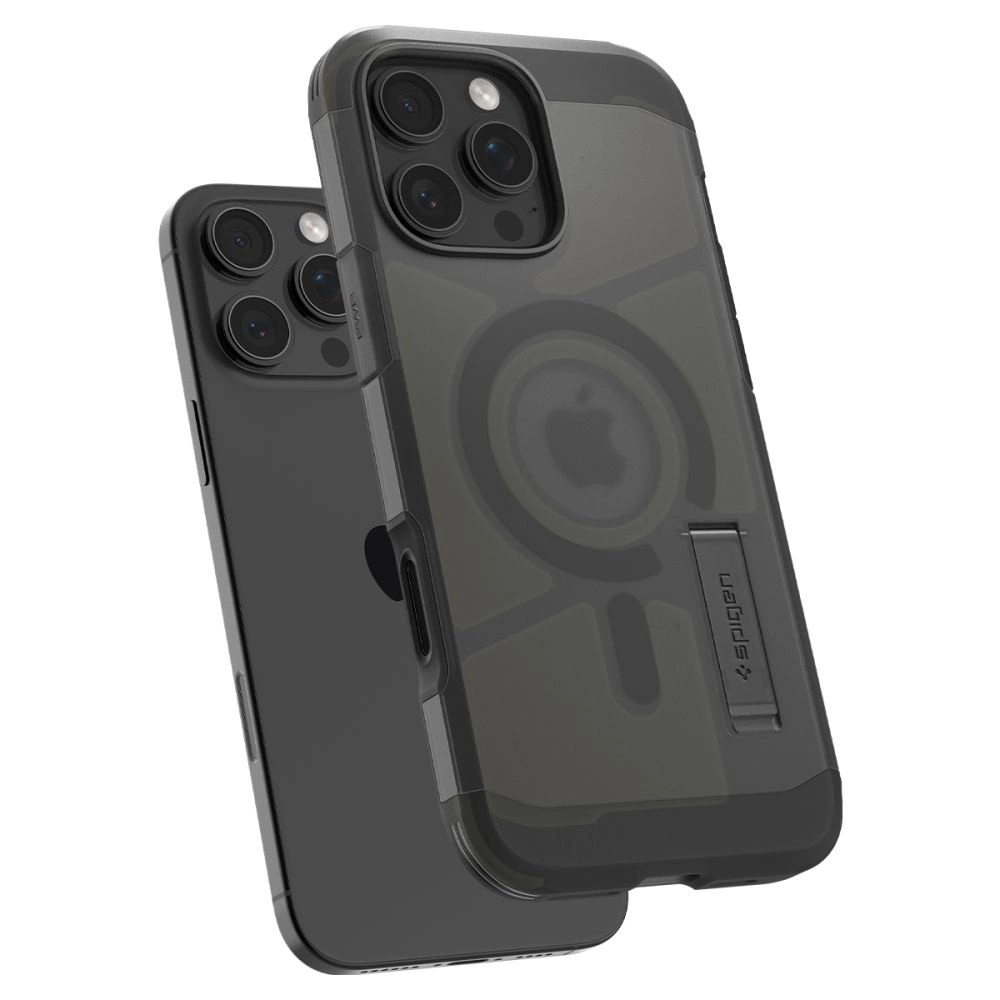 Etui Spigen Tough Armor "T" Mag MagSafe na iPhone 16 Pro Max - czarne 8809971239011 maciņš, apvalks mobilajam telefonam