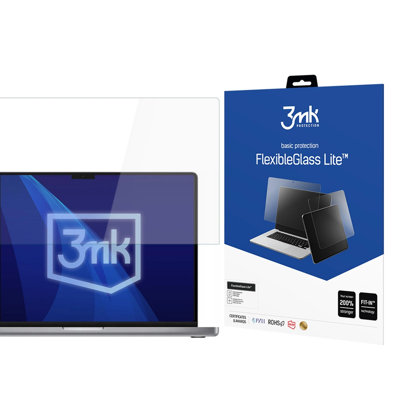 Szklo hybrydowe 3mk FlexibleGlass Lite na