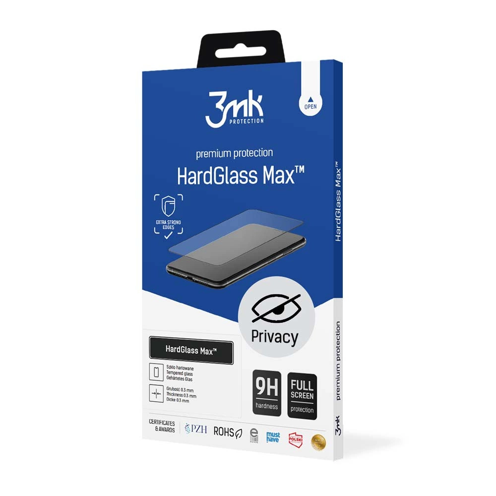 Apple iPhone 12 Pro Max - 3mk HardGlass Max Privacy™ screen protector aizsardzība ekrānam mobilajiem telefoniem