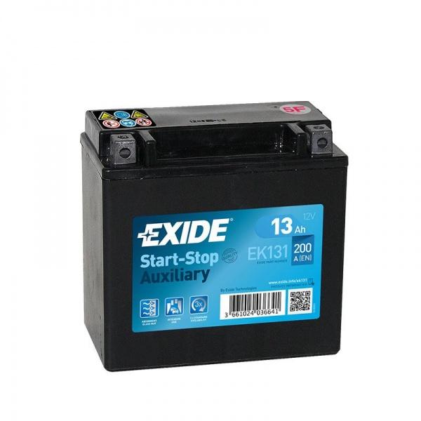 Exide EK131 vehicle battery AGM (Absorbed Glass Mat) 13 Ah 12 V 200 A Motorcycle 3661024036641 auto akumulators