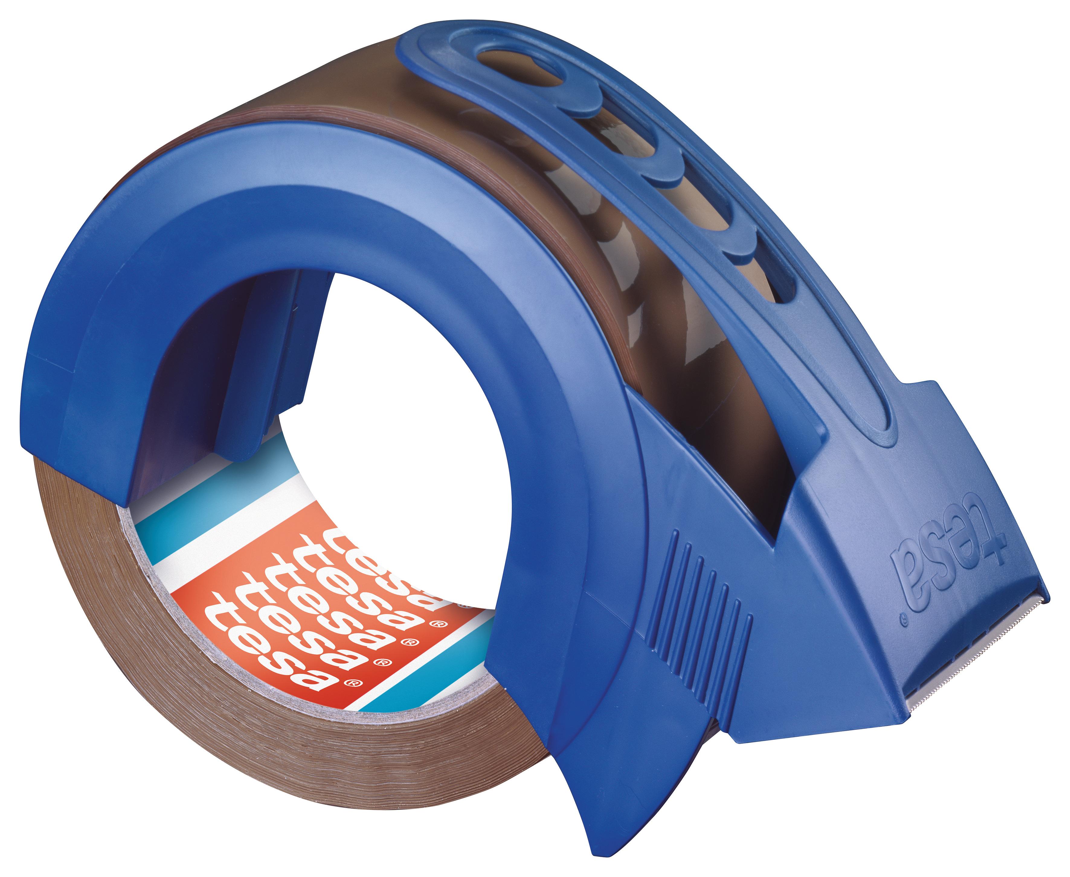 tesa Klebeband-Abroller pack Blau, Braun (58642-00000-00) 4042448470959