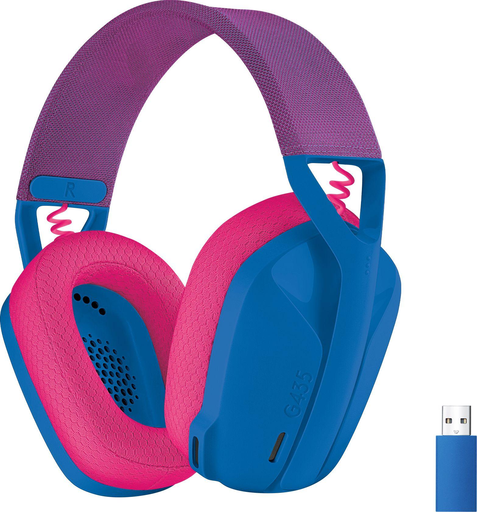 HEADPHONES LOGITECH G435 LIGHTSPEED BLUE 5099206097483