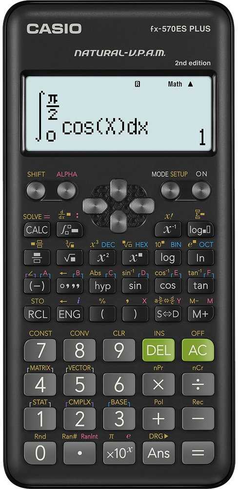 Casio FX-570ESPLUS-2 calculator Desktop Scientific Black kalkulators