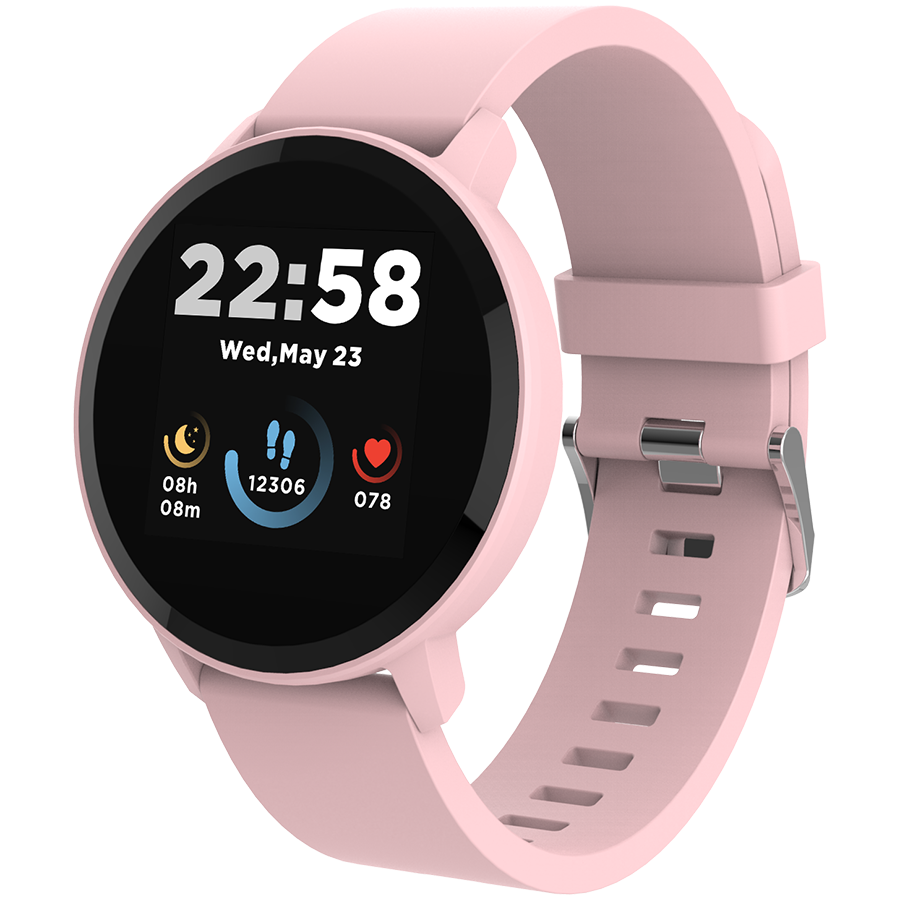 Smart watch, 1.3inches IPS full touch screen, Round watch, IP68 waterproof, multi-sport mode, BT5.0, compatibility with iOS and android, Pin Viedais pulkstenis, smartwatch Smart watch, 1.3inches IPS full touch screen, Round watch, IP68 waterproof, multi-sport mode, BT5.0, compatibility with iOS and android, Pin Viedais pulkstenis, smartwatch