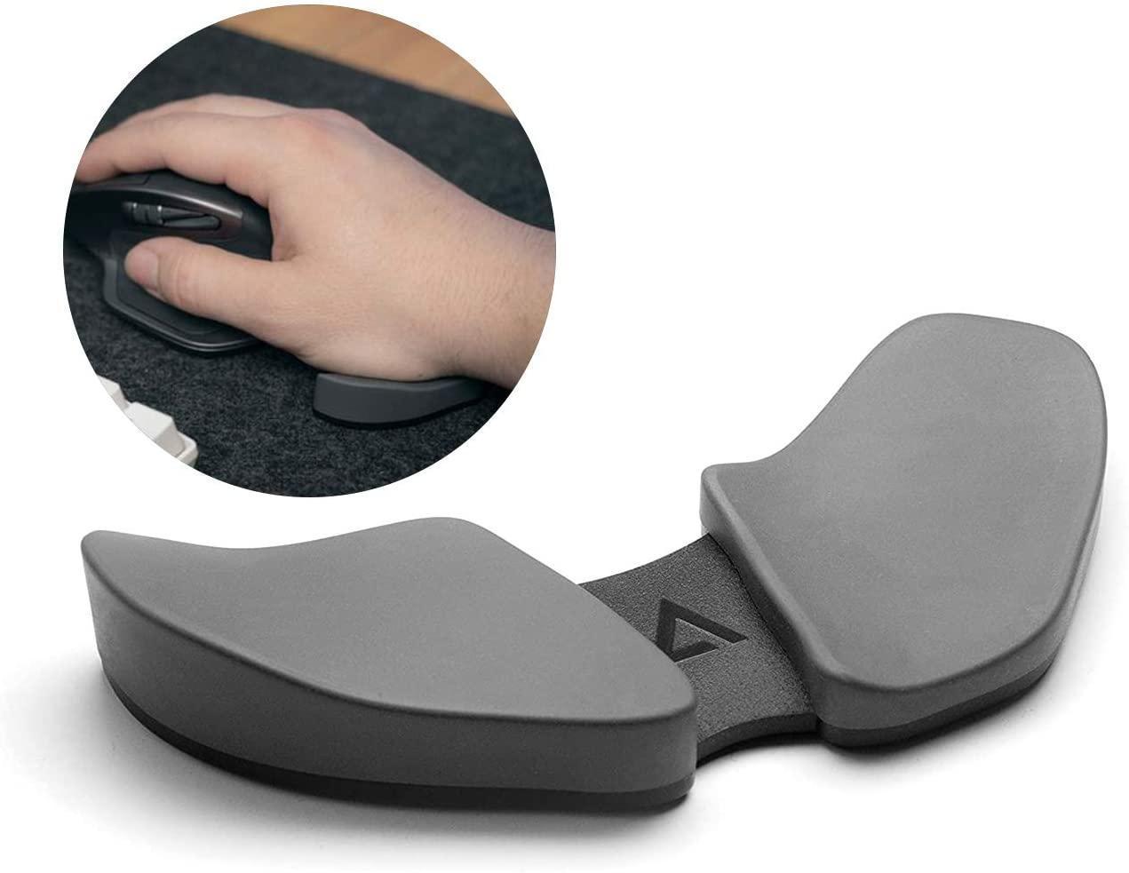 DeltaHub Carpio 2.0 S wrist rest for left hand, gray 3830076062018 peles paliknis