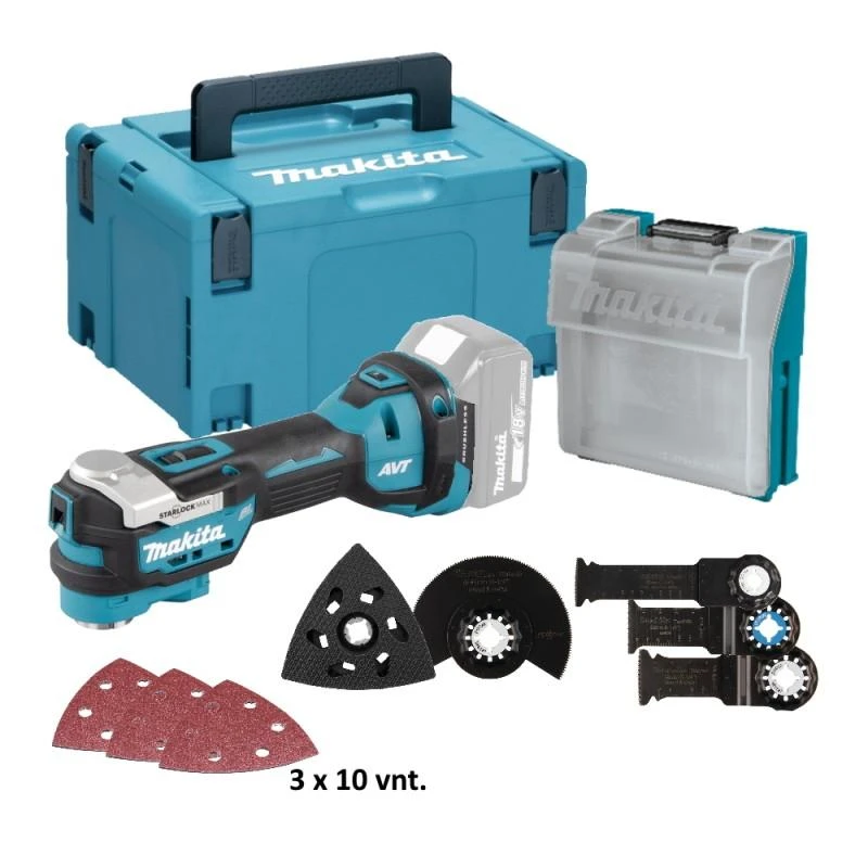 Makita DTM52ZJX4 Akumuliatorinis universalus švytuoklinis įrankis