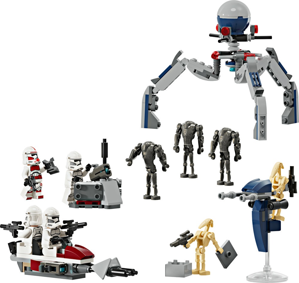 Lego 75372 Star Wars Clone Trooper Battle Droid LEGO konstruktors