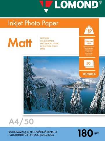Fotopopierius Lomond Photo Inkjet Paper Matinis