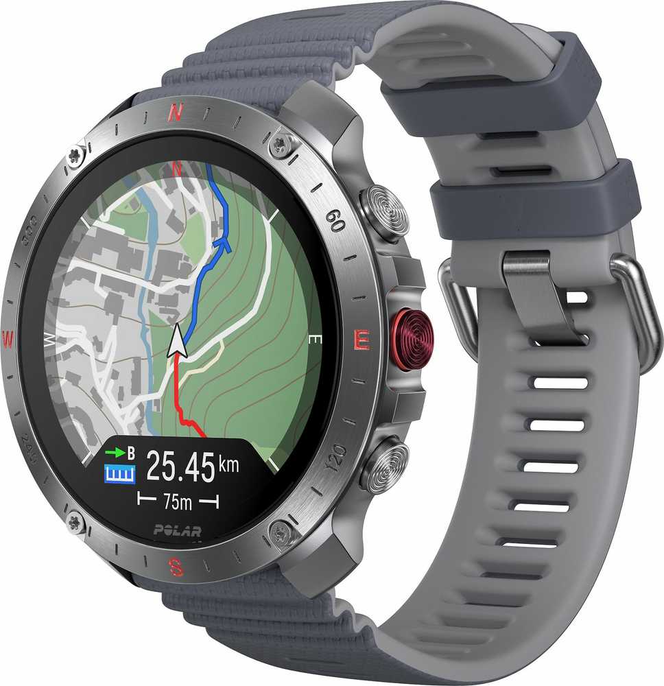 Polar Grit X2 Pro S/L, stone gray 725882065144 Viedais pulkstenis, smartwatch