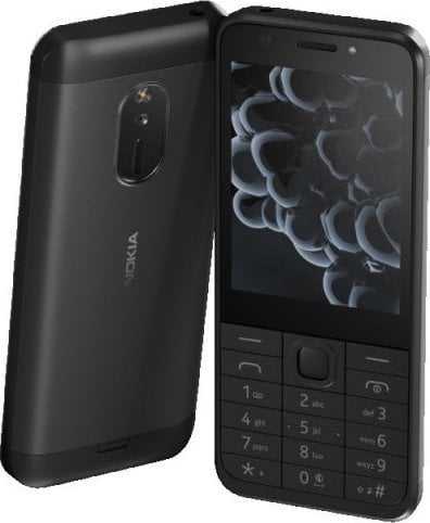 Nokia 230 TA-1609 DS EU_NOR BLACK 2024 Mobilais Telefons