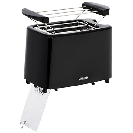Mesko Toaster MS 3220 Power 750 W, Number of slots 2, Housing material Plastic, Black Tosteris