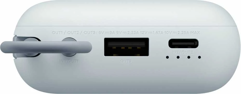 Xiaomi | Power bank | 10000 mAh | Total 2: USB, 24 pin USB-C | Ice blue 6941812797501 Powerbank, mobilā uzlādes iekārta