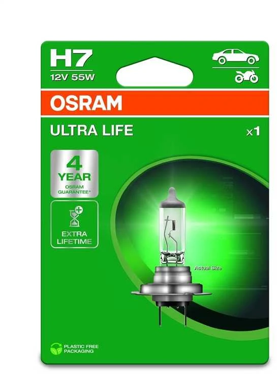 OSRAM Automobilinė lemputė ULTRA LIFE H7