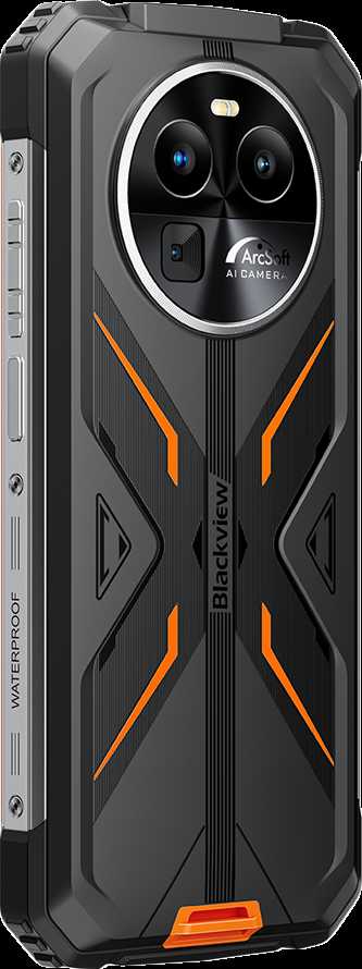 Smartphone Blackview BV8100 Orange Mobilais Telefons