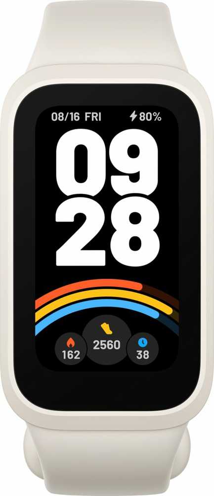 Xiaomi Smart Band 9 Active beige/wei&szlig; Viedais pulkstenis, smartwatch