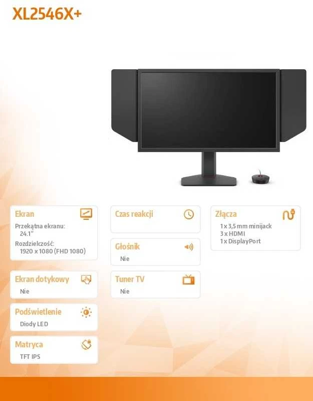 Monitorius BENQ ZOWIE XL2546X+ 24.1&quot
