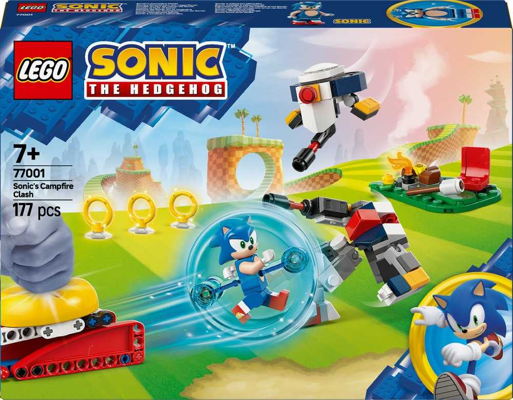 LEGO SONIC THE HEDGEHOG 77001 Sonic's Campfire Clash LEGO konstruktors
