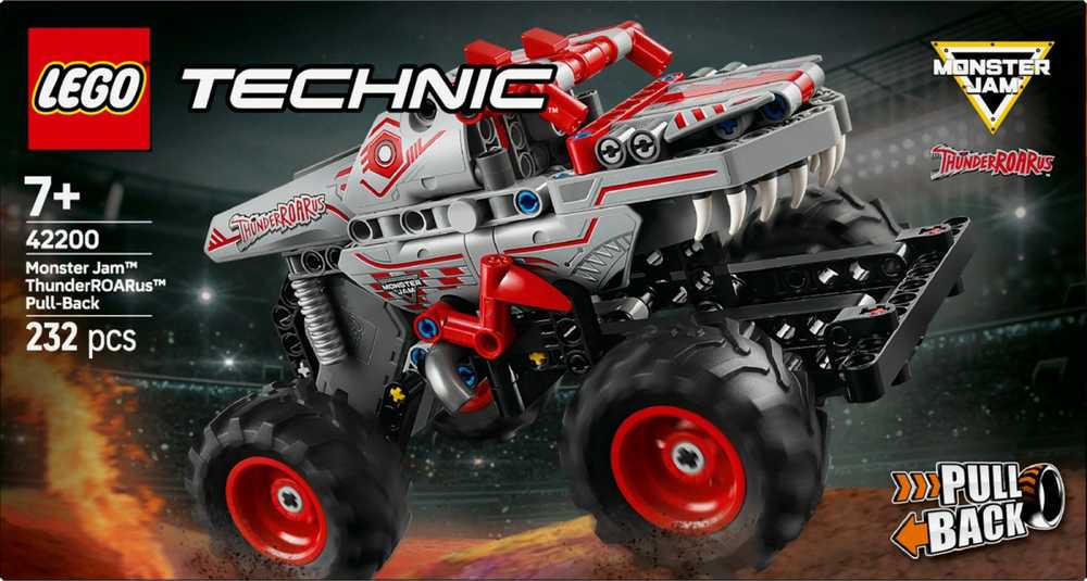LEGO 42200 Technic Monster Jam ThunderROARus LEGO konstruktors