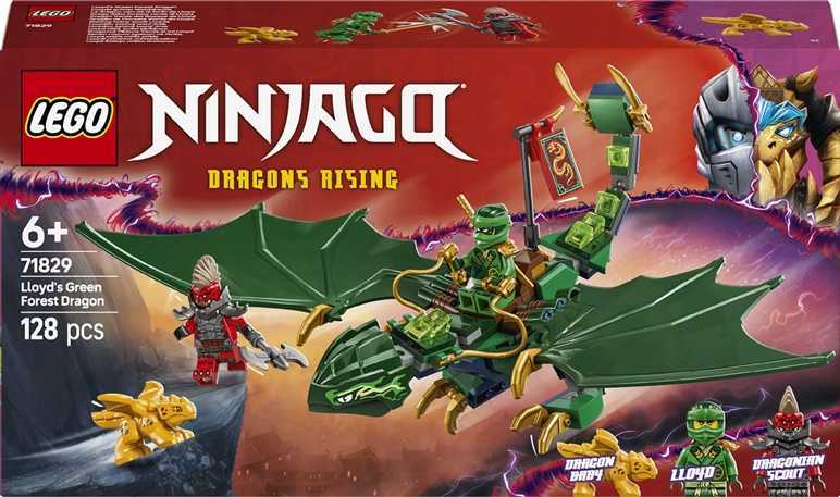 LEGO NINJAGO 71829 Lloyd's Green Forest Dragon LEGO konstruktors