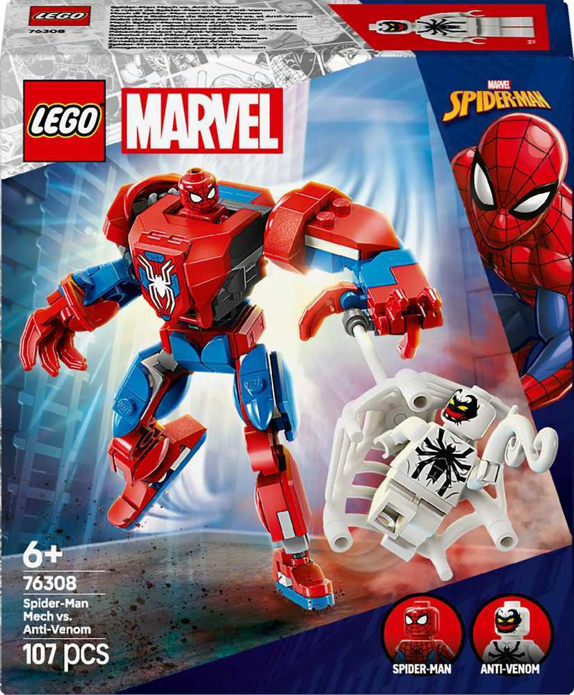 LEGO Super Heroes Marvel 76308 - Spider-Man-robotti vastaan Anti-Venom LEGO konstruktors