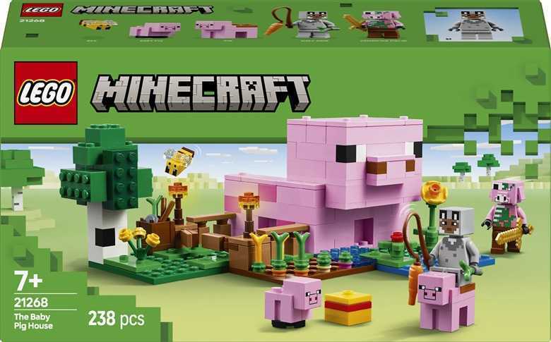 LEGO MINECRAFT 21268 The Baby Pig House LEGO konstruktors