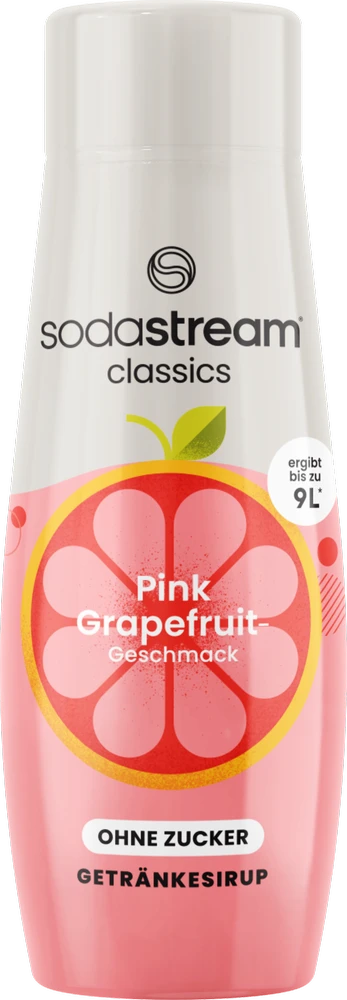 SodaStream Classics Pink Grapefruit Zero sirupas