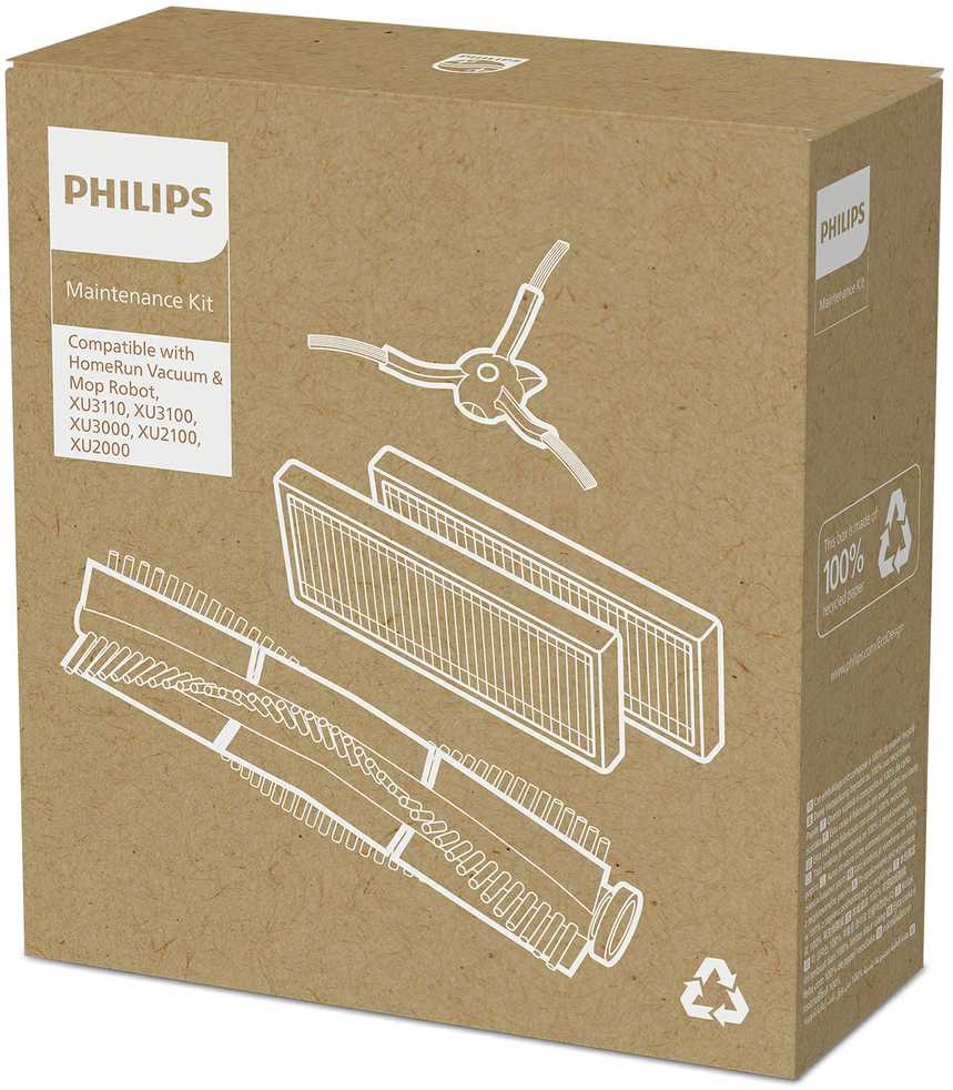 PHILIPS Nomaiņas komplekts HomeRun putekļsūc. un robotiem XV1433/00