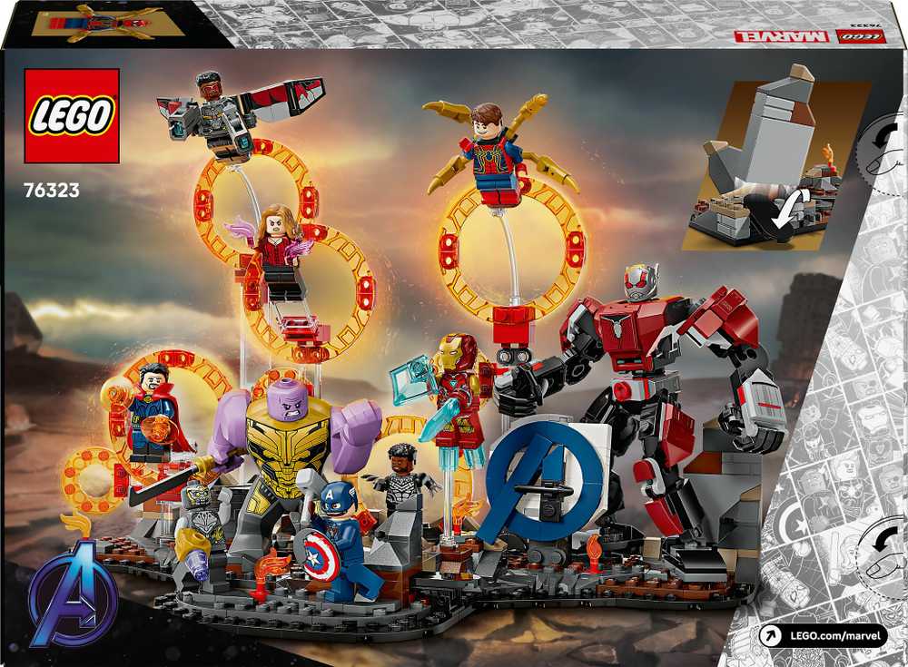 LEGO MARVEL 76323 Avengers: Endgame - Final Battle LEGO konstruktors