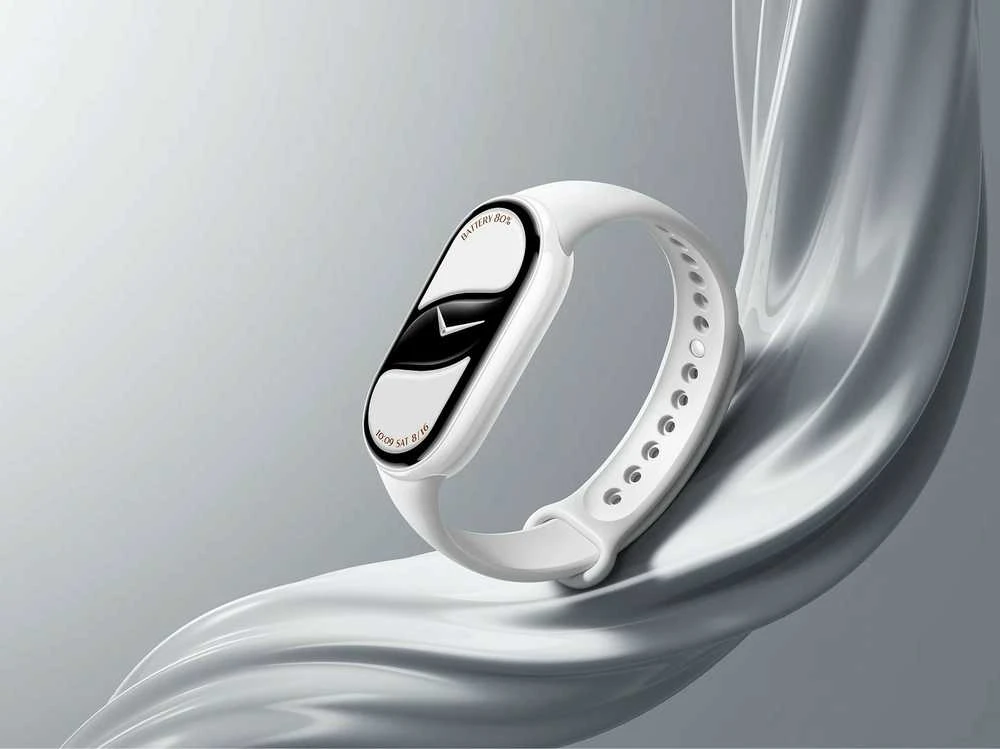 Xiaomi Smart Band 10 Ceramic Edition | AMOLED | Waterproof | Bluetooth | Pearl White Viedais pulkstenis, smartwatch