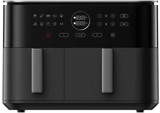 Xiaomi Dual Zone Air Fryer 10L EU | Xiaomi 6932554423353 Fritēšanas iekārta