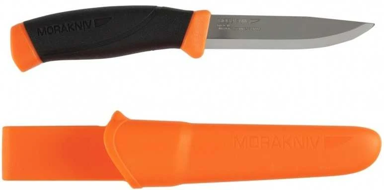 Morakniv® Companion (S) peilis  Hi-Vis Oranžinis