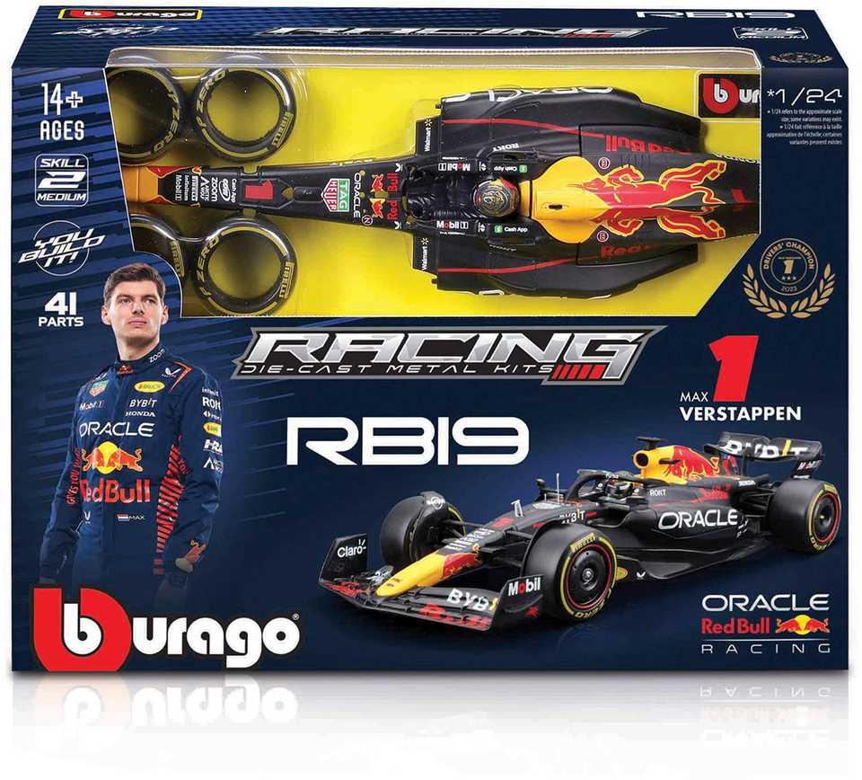 BBURAGO 1:24 surenkamas automodelis F1 Oracle