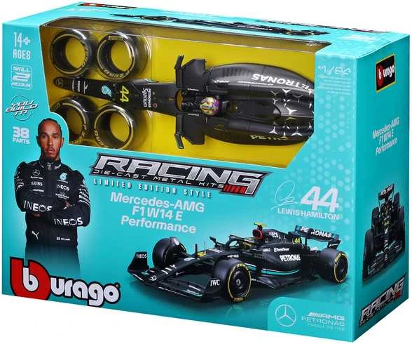 BBURAGO 1:24 surenkamas automodelis F1 Mercedes-AMG