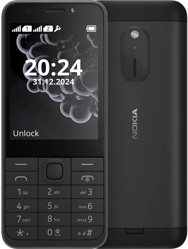 HMD Nokia 230 Juodas 286952909 (6438409100245) Mobilais Telefons