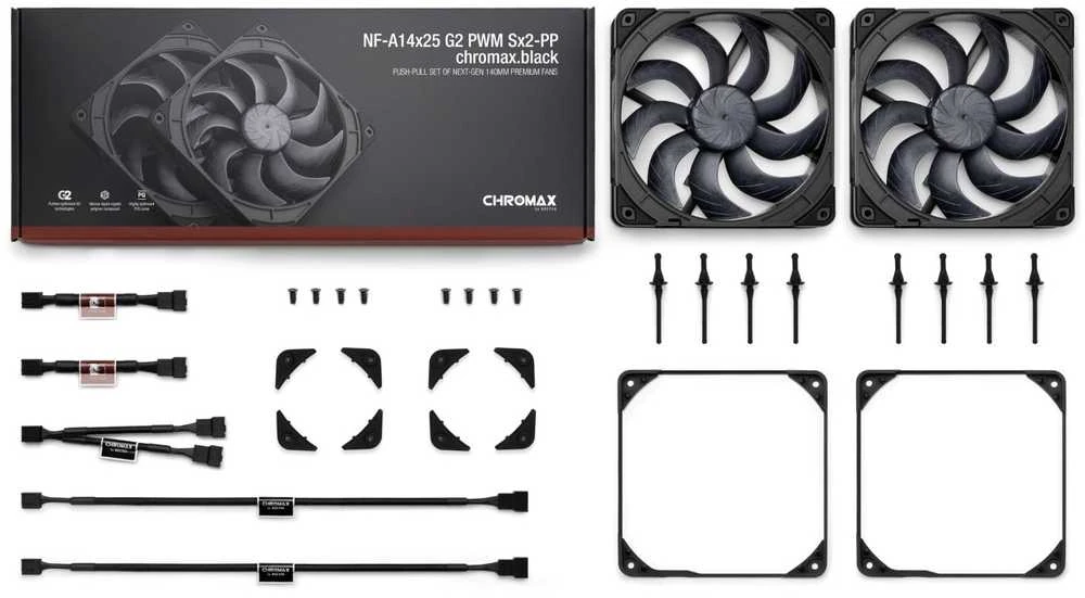 Noctua 140mm NF-A14x25 G2 PWM Sx2