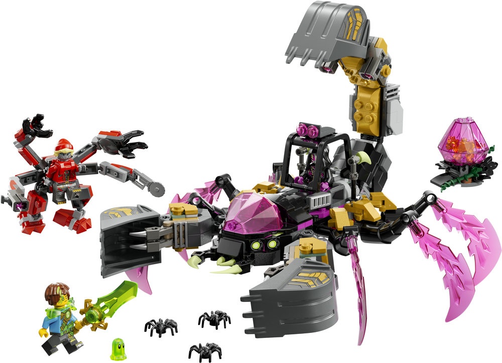 „LEGO® DREAMZzz™“ Košmarų skorpionas-ekskavatorius 71513 71513 (5702018063552) LEGO konstruktors „LEGO® DREAMZzz™“ Košmarų skorpionas-ekskavatorius 71513 71513 (5702018063552) LEGO konstruktors