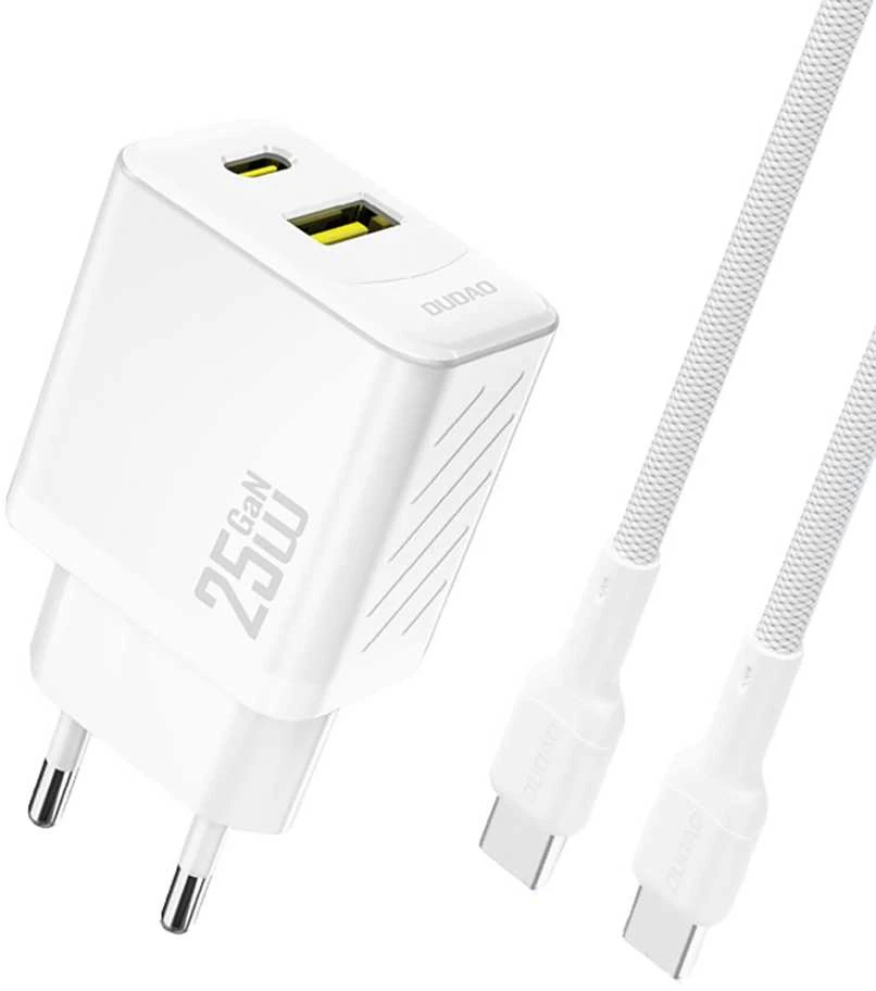 Dudao A26TCEU Adapter 25Watt 1xUSB-C 1xUSB-A